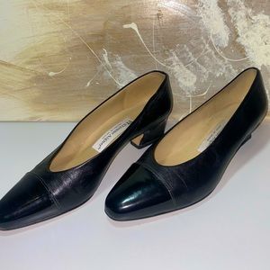 ETIENNE AIGNER VINTAGE BLACK HEELS